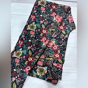 Floral Patterned LuLaRoe Leggings